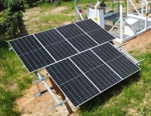 Kit fotovoltaico instalado em Ibiaí